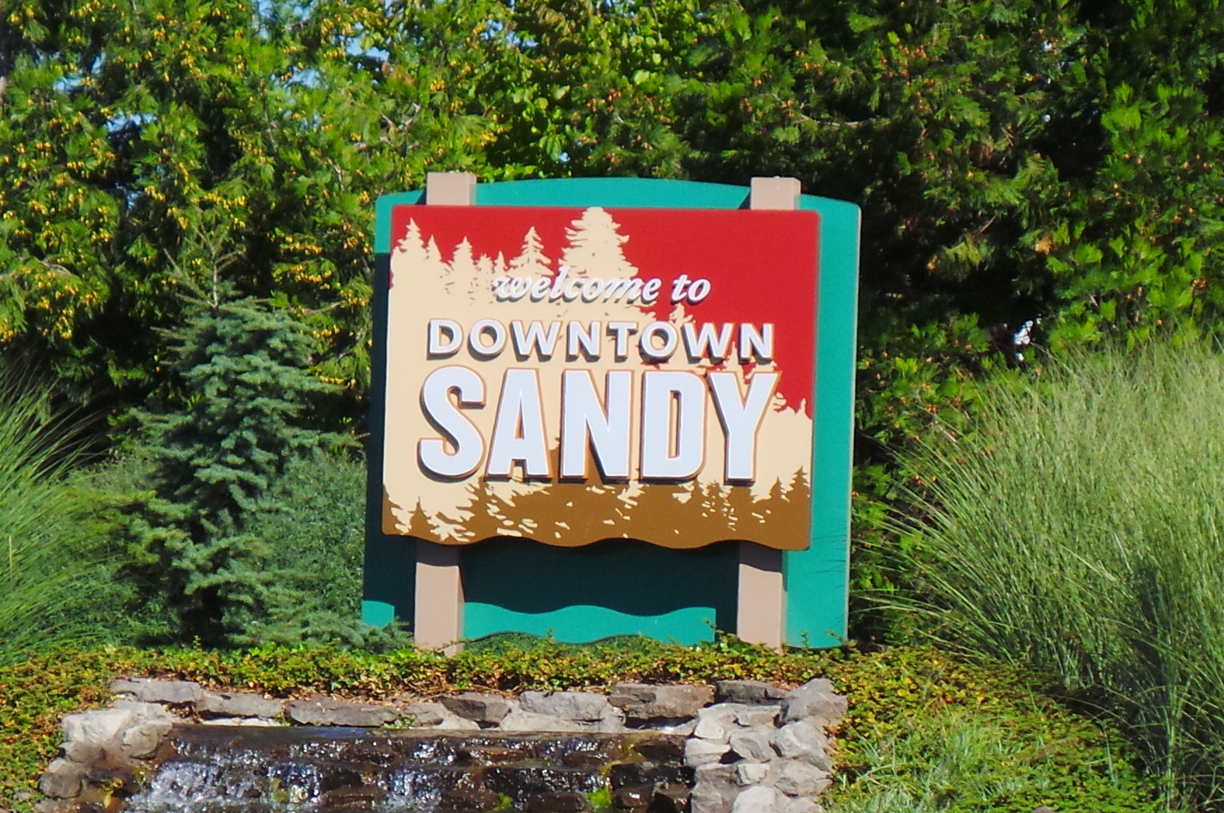 Welcome to Sandy Oregon Sign